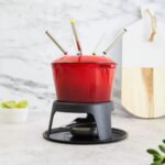 Fondue De Hierro Fundido Esmaltado Para 6 Personas Otten Rojo - Imagen 3
