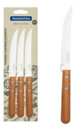 Set 3 Cuchillo Tramontina Dynamic Mango Madera Tatetiparati Color Madera Natural