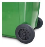Tacho Contenedor Basura Reciclable Con Ruedas Otten 360 Lts Verde - Imagen 7