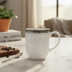 Jarro Mug 350ml De Porcelana Schmidt Esfera Color Gris - Imagen 3