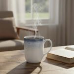 Jarro Mug 350ml De Porcelana Schmidt Esfera Color Celeste - Imagen 4