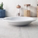 Plato Hondo Porcelana Tramontina Laura 22 Cm Blanco Laura - Imagen 3
