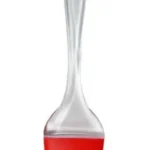 Pincel De Silicona Mango Acrílico 22cm Color Rojo
