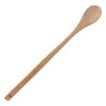 Cuchara De Madera Gastronomica Para Teflon Ceramica 45 Cm Marrón