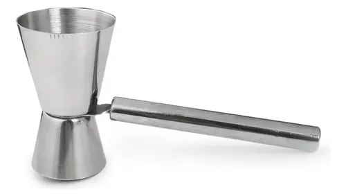 D_613856-MLA71580029712_092023-O Medidor De Whisky Doble Acero Inoxidable Con Manija Plateado - Imagen 1