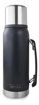 Termo Otten Acero Frío 24h Calor 12h Vm1001-dh 1 L C/ Manija Color Negro - Imagen 2