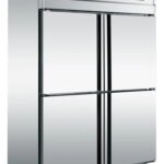 Freezer Vertical 4 Puertas Otten 1000 Lts Otten Plateado