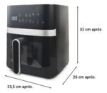 Freidora De Aire 4 Lts Air Fryer Panel Digital Otten 1350w Negro - Imagen 2