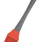 Pincel De Silicona Mango Plastico 22 Cm Color Naranja