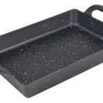 Plancha Lisa Fuente Hierro Fundido Calidad Premium 24 Cm Negro