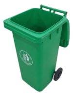Tacho Contenedor Basura Reciclable Con Ruedas Otten 120 Lts Verde - Imagen 4