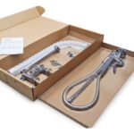 Grifería Extensible Acero Doble Temperatura Cocina Otten Plateado Brillante - Imagen 2