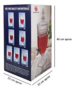 Dispenser De Bebidas Vidrio Con Canilla Otten 1,8 Lts Ts1117-52-1 - Imagen 3