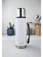 Termo Otten Acero Frío 24h Calor 12h Vm1001-dh 1 L C/ Manija Color Blanco