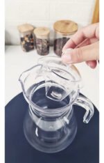 Jarra Con Tapa Acrilico Reforzado Transparente 1500 Ml Blanco - Imagen 4