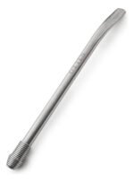 Bombilla Mate Plana Con Resorte Acero Inoxidable 16 Cm Otten Plateado