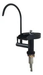 Grifería Monocomando De Cocina Con Lavacopas Negro Otten Negro Mate
