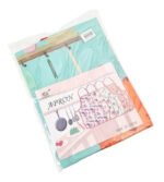 Delantal De Cocina Plástico Con Pechera Color Verde Claro Estampado - Imagen 3