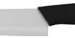 Cuchillo Cuchilla De Ceramica Mango Antideslizante 15 Cm Color Negro