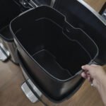 Tacho Contenedor Basura Doble Acero Con Pedal Otten Plateado - Imagen 7