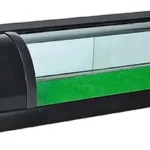 Vitrina Exhibidora Motrador Horizontal De Sushi Otten Negro