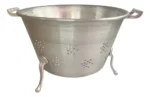 Colapastas Colador Gastronómico Aluminio Real Nº38 Reforzado Color Gris