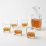 Set X 7 Piezas Para Whisky Vasos Y Licorera Otten 750 Ml Transparente - Imagen 5
