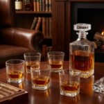 Set X 7 Piezas Para Whisky Vasos Y Licorera Otten 750 Ml Transparente - Imagen 4
