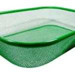 Panera Alambre Pintado Rectangular 27,5cm Color Verde Lisa