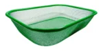 Panera Alambre Pintado Rectangular 27,5cm Color Verde Lisa