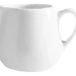 Cremera Con Asa Redonda De Porcelana Corona Actualite 88 Ml Blanco