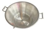 Colapastas Colador Gastronómico Aluminio Real Nº38 Reforzado Color Gris - Imagen 2