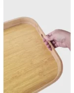 Bandeja Rectangular De Servir Desayuno Bambu Otten 46 X 33 Marrón Claro - Imagen 4