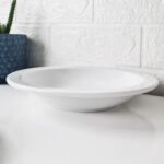 Plato Hondo Porcelana Tramontina Laura 22 Cm Blanco Laura - Imagen 8