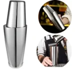 Coctelera Boston Acero Inoxidable 550ml Crystal Rock Plateado - Imagen 3