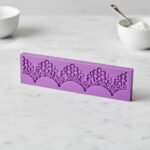 Molde Encaje Puntilla De Silicona Reposteria Color Violeta 4 - Imagen 5