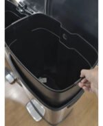 Tacho Contenedor Basura Doble Acero 100 Lts Reciclaje Otten Plateado - Imagen 5