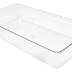 Contenedor Organizador Acrilico Para Heladera 30 Cm Transparente