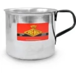 Jarro Hervidor De Aluminio Con Asa Charol Real 16 Cm Plateado