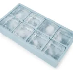 Cubetera Silicona Hielera 8 Cubos Grandes De 4,6 Cm Celeste  OTTEN