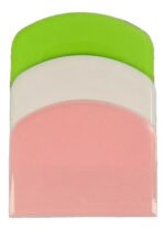 Cornet Espatula Curvo Plastico Ayudante Cocina Color Blanco - Imagen 2