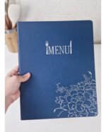 Menu Carta Bistro Polipropileno Resistente Azul Otten Azul Marino - Imagen 3