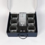 Set X 7 Piezas Para Whisky Vasos Y Licorera Otten 750 Ml Transparente - Imagen 6