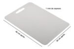 Tabla De Picar Para Cocina Acero Inoxidable Otten 46 X 30 Cm Ts1117-8 Plateado - Imagen 2