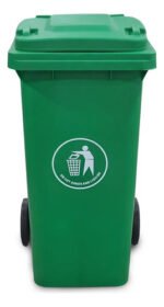 Tacho Contenedor Basura Reciclable Con Ruedas Otten 120 Lts Verde - Imagen 5