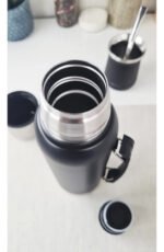 Termo Otten Acero Frío 24h Calor 12h Vm1001-dh 1 L C/ Manija Color Negro - Imagen 6