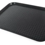 Bandeja Plastica Fastfood S/ Asas 30 X 40 Cm Negro