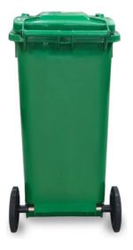 Tacho Contenedor Basura Reciclable Con Ruedas Otten 120 Lts Verde - Imagen 7