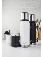 Termo Otten Acero Frío 24h Calor 12h Vm1001-dh 1 L C/ Manija Color Blanco - Imagen 8