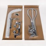 Grifería Extensible Acero Doble Temperatura Cocina Otten Plateado Brillante - Imagen 6